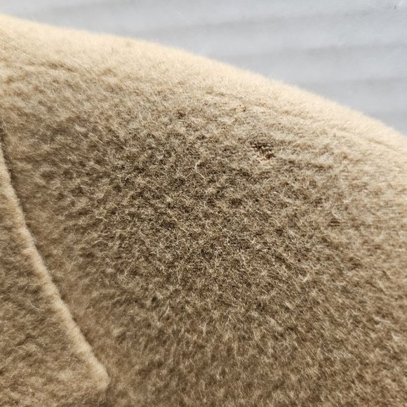 Mens Jacket Blazer Honey Brown100%  Camel Hair Satin Lined 2 Button Closure 46 R - Picture 13 of 15